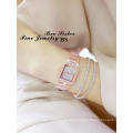 BS Bee sister Fashion Women Watch With Diamond Silver Watch Ladies Top Luxury Brand Ladies Casual Women's Bracelet Watch